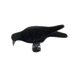 Forme De Corbeau Mangeur Floquée