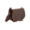 Musette Avec Porte-gibiers Cuir Vieilli 2 Musette Avec Porte-gibiers Cuir Vieilli -Équipement De Chasse musette avec porte gibiers cuir vieilli