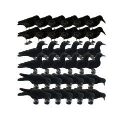 Pack 36 Formes De Corbeaux Floquées