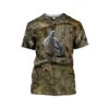 Tee-shirt Oie Rieuse -Équipement De Chasse tee shirt palombe